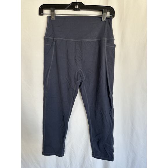 Leggings with 2 Side Pockets, Women's High Waist Yoga Pants Size S - Picture 1 of 6